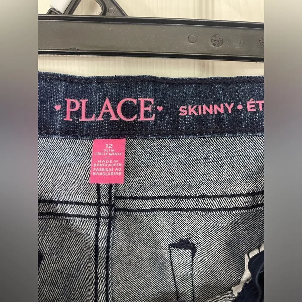 2 pairs of children’s place jeans boot cut and skinny S 12 nwot